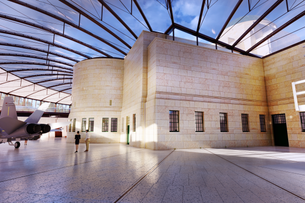 Anzac Atrium. Artist impression